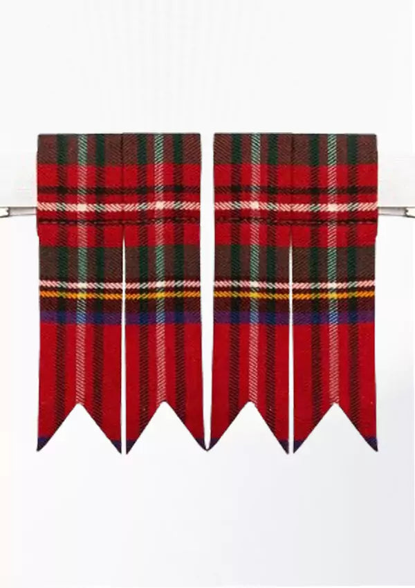 Royal Stewart Tartan Kilt Flashes – 8-Yard Traditional Fit - KiltsStore