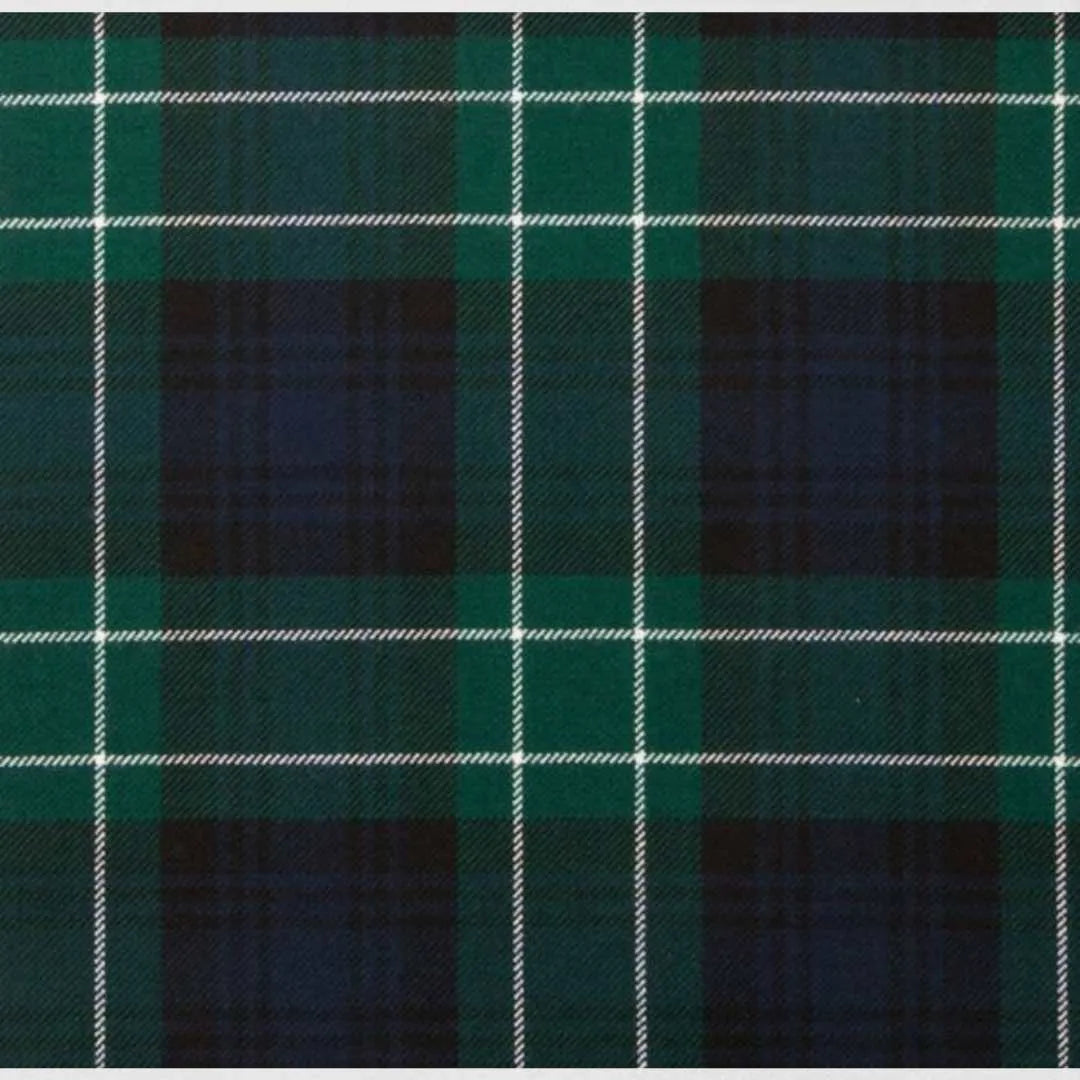 Abercrombie Modern Tartan Kilt with muted red, navy, and green Scottish pattern