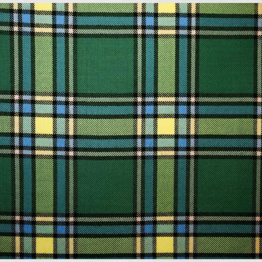 Alberta Canadian Tartan Kilt with red, green, and navy Scottish pattern