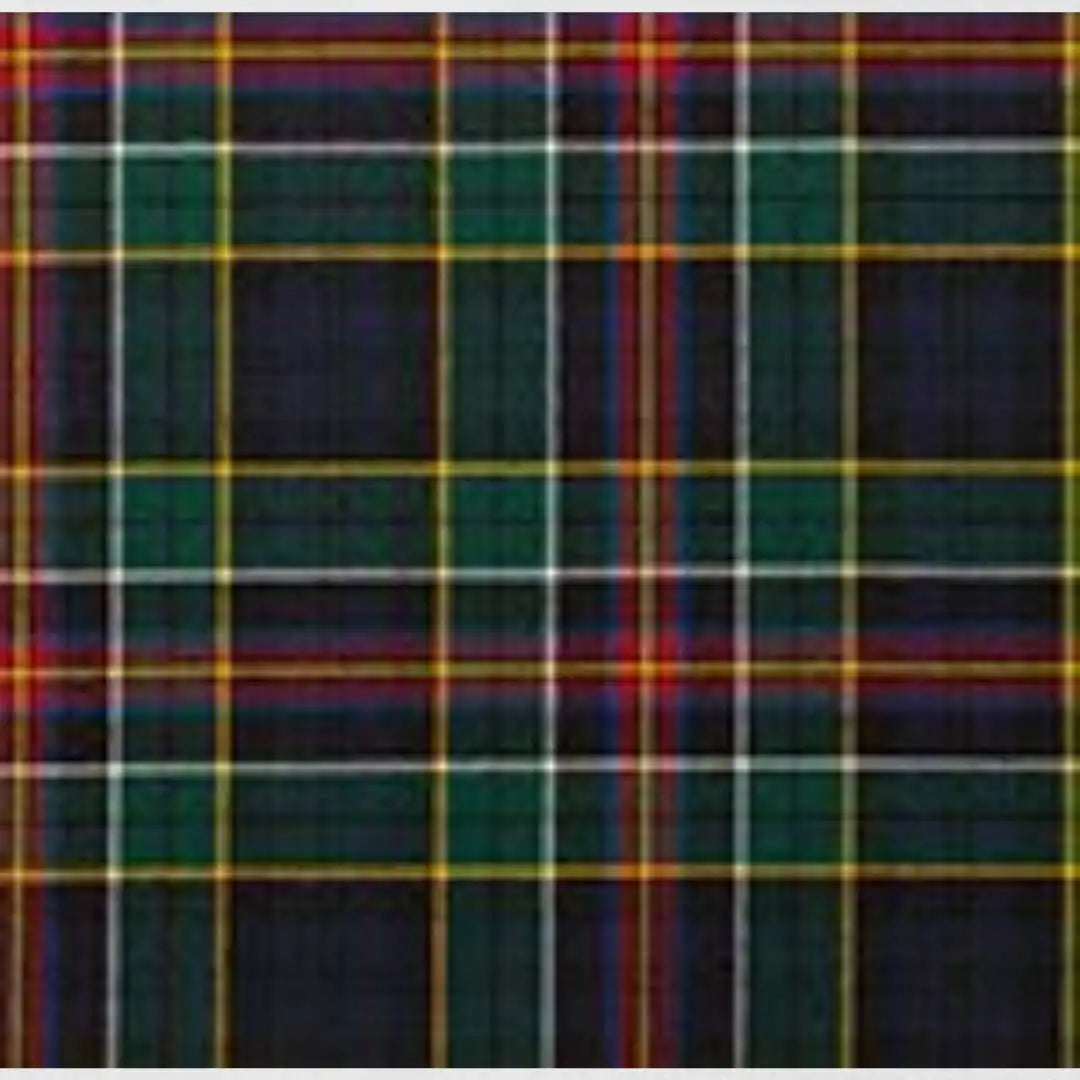 Allison Modern Tartan Kilt with muted red, navy, and green Scottish pattern
