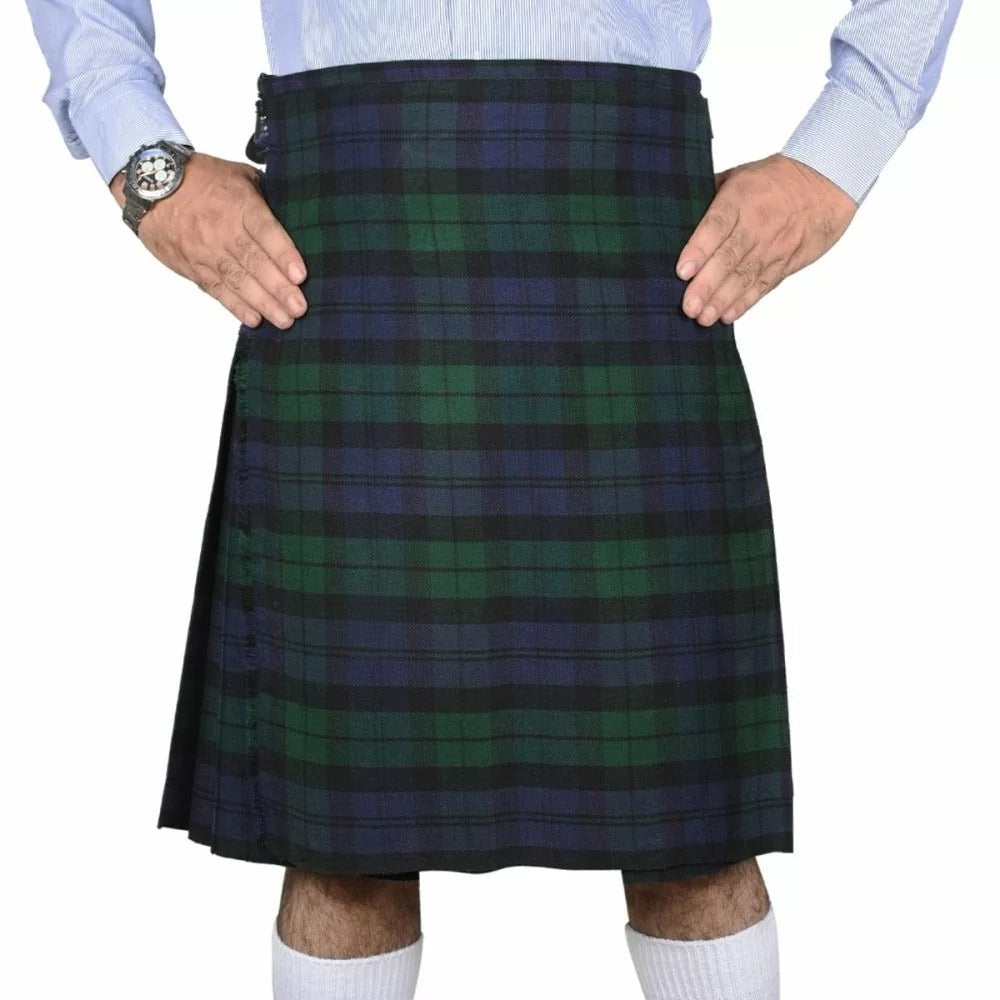 Black Watch Tartan Kilt – Authentic Hand Made Scottish Highland Wear