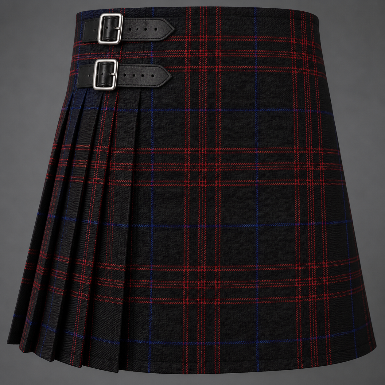 Brown Douglas Ian Cameron Personal Tartan Kilt featuring authentic Scottish tartan with traditional pleated Highland design