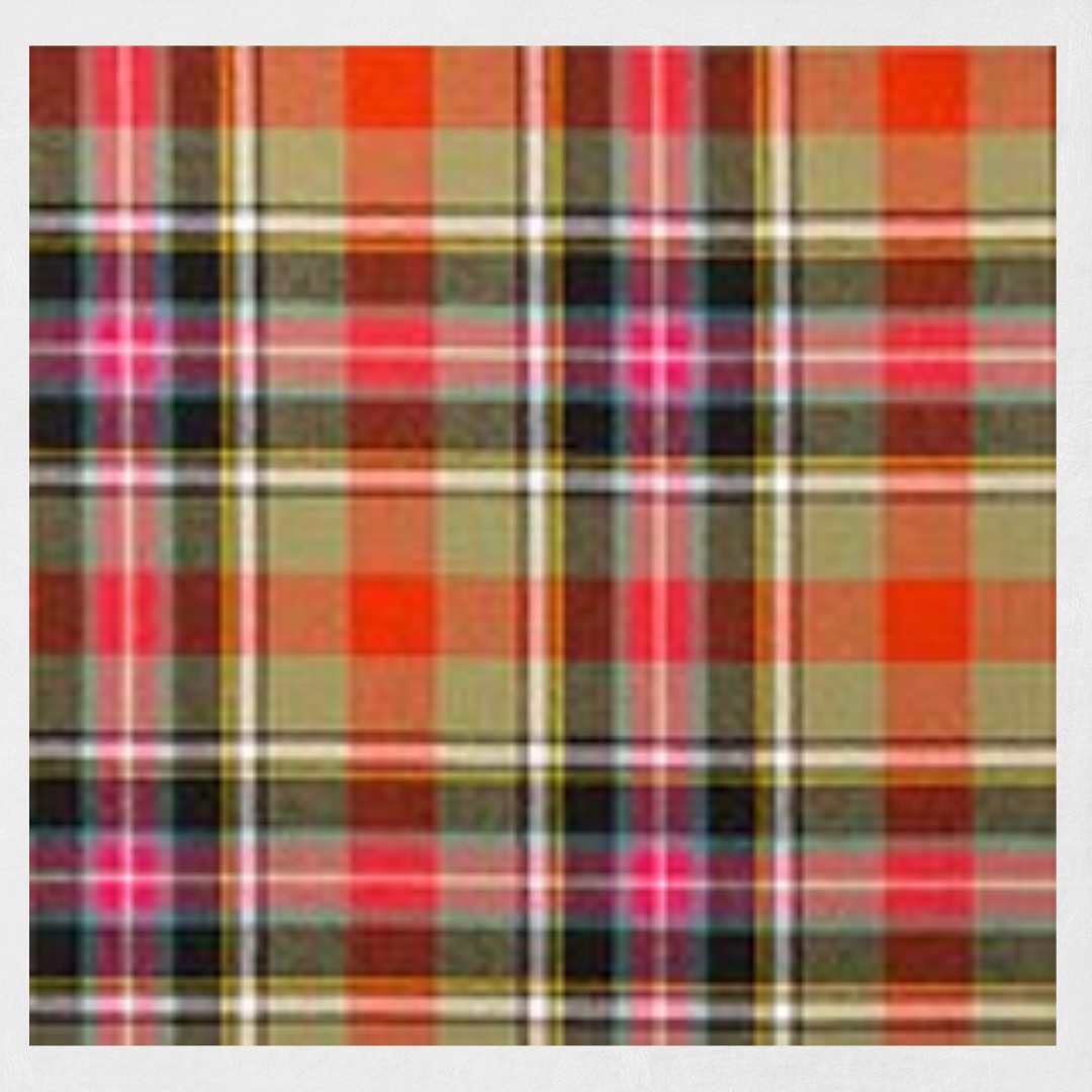 Bruce of Kinnaird Ancient Tartan Kilt with traditional Scottish pleated design