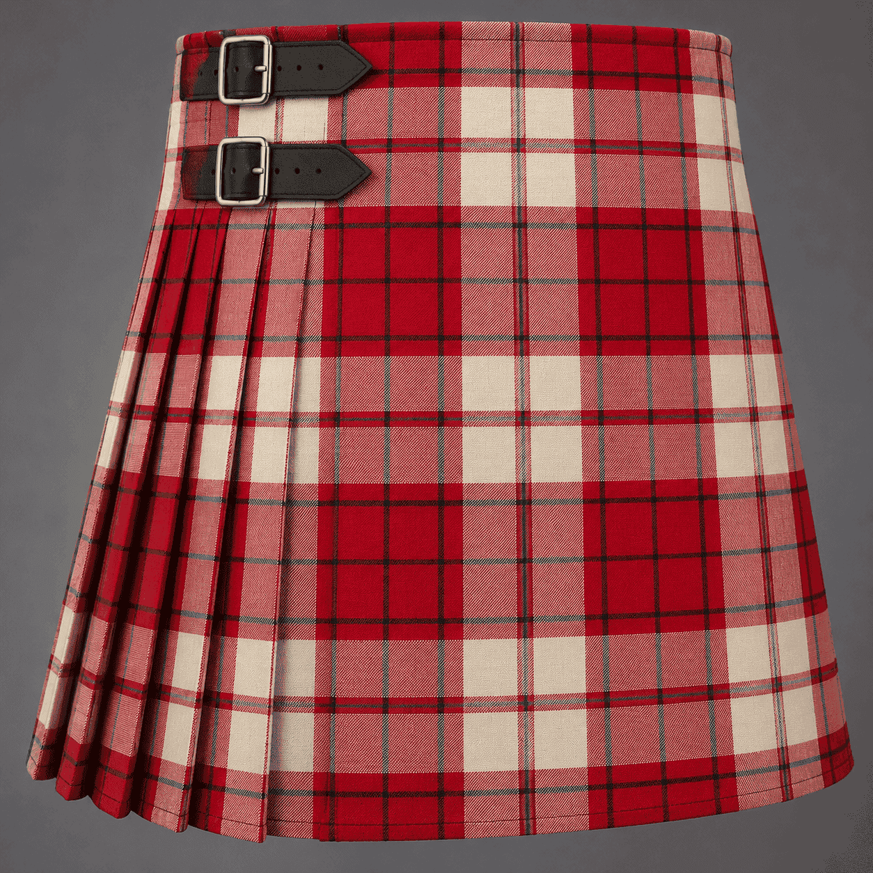 Cameron Hose #1 Tartan Kilt featuring authentic Scottish clan tartan with traditional pleated Highland design
