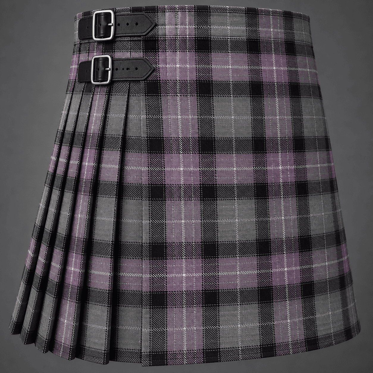 Cameron Mark Personal Tartan Kilt featuring authentic Scottish tartan with traditional pleated Highland design