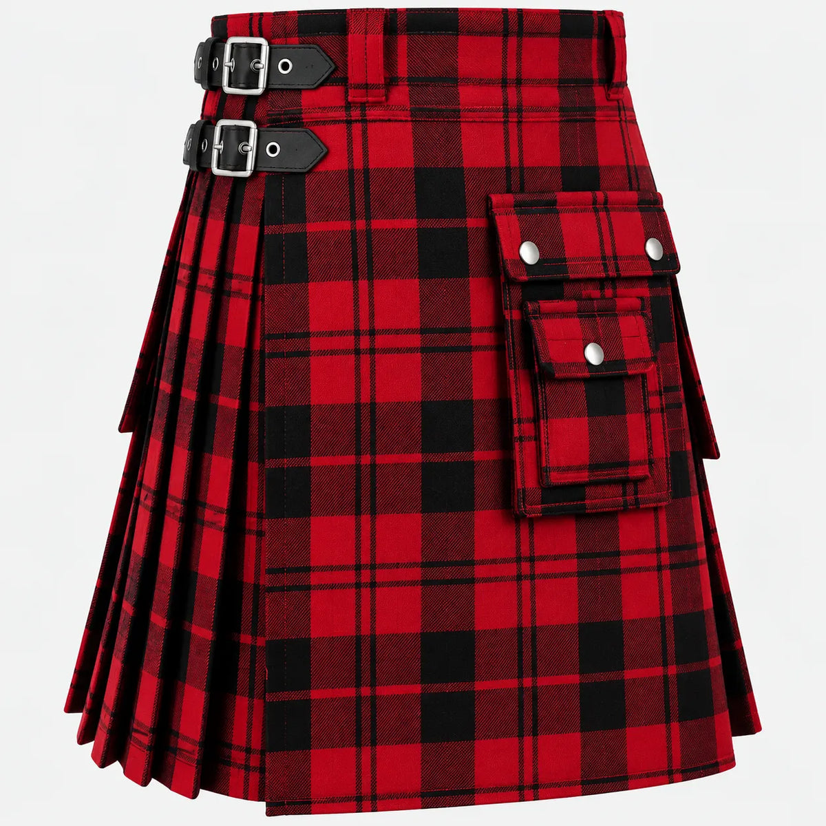 Campbell of Armaddie Tartan Kilt featuring traditional Scottish Highland tartan design