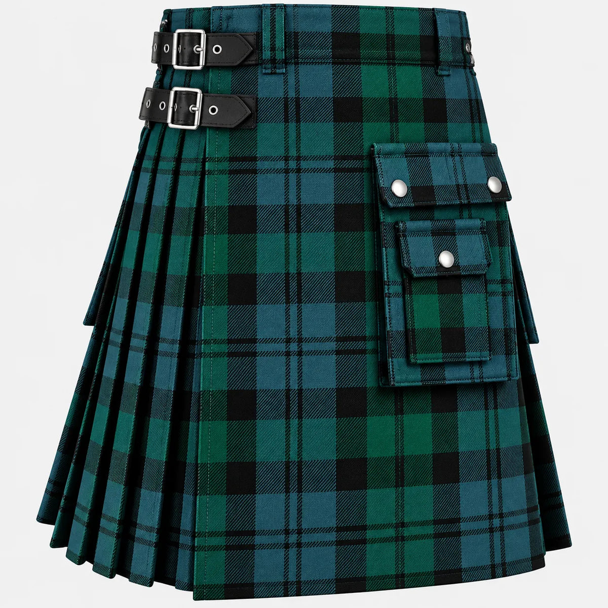 Campbell of Glenlyon Ancient Tartan Kilt featuring traditional Scottish Highland tartan design