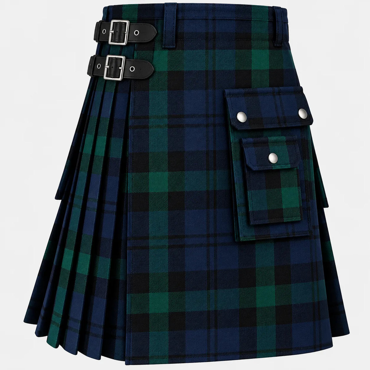 Campbell of Glenlyon Tartan Kilt in traditional Scottish Highland style