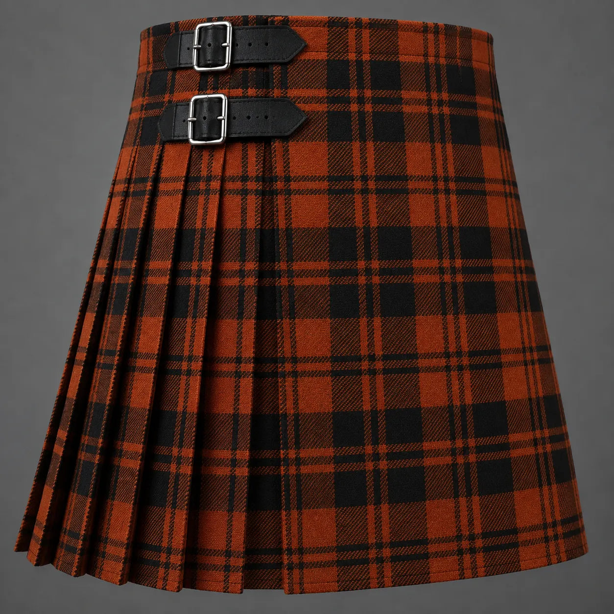 Campbell of Lochlane Tartan Kilt made from authentic Scottish tartan with traditional pleated Highland craftsmanship