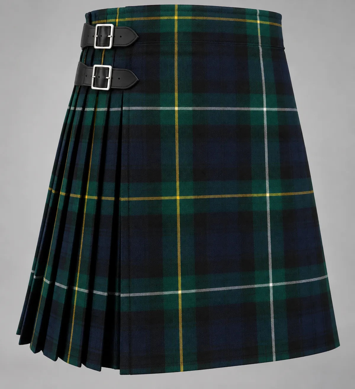 Campbell of Loudon Tartan Kilt featuring traditional Scottish Highland tartan design