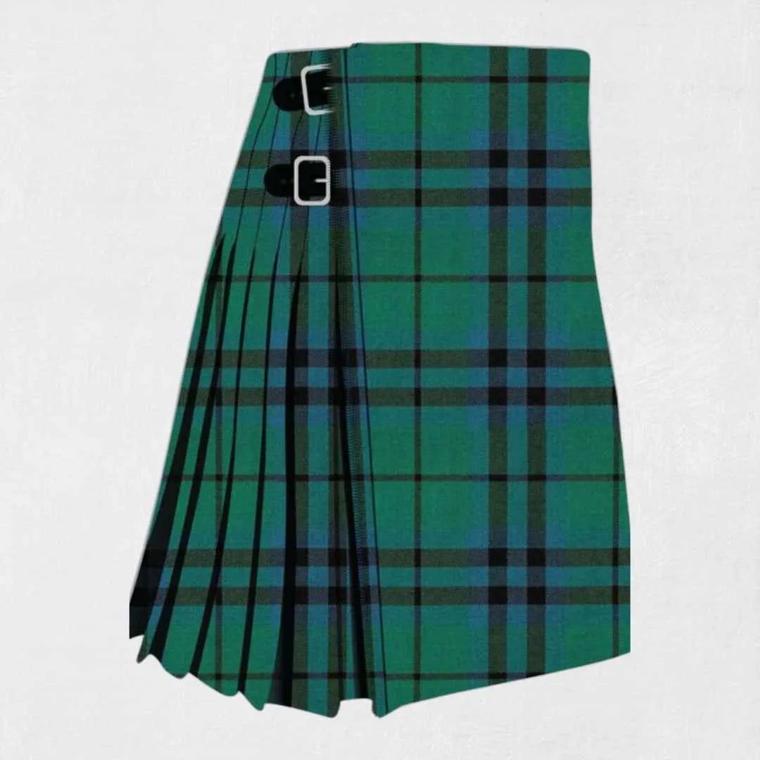 Clan Keith Ancient Tartan Kilt in traditional Scottish design