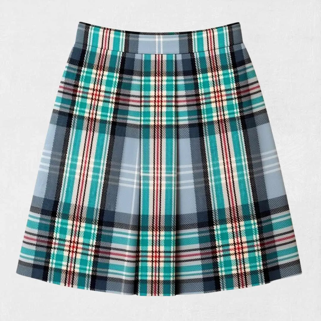 Diana Princess of Wales Tartan Kilt in elegant Scottish style