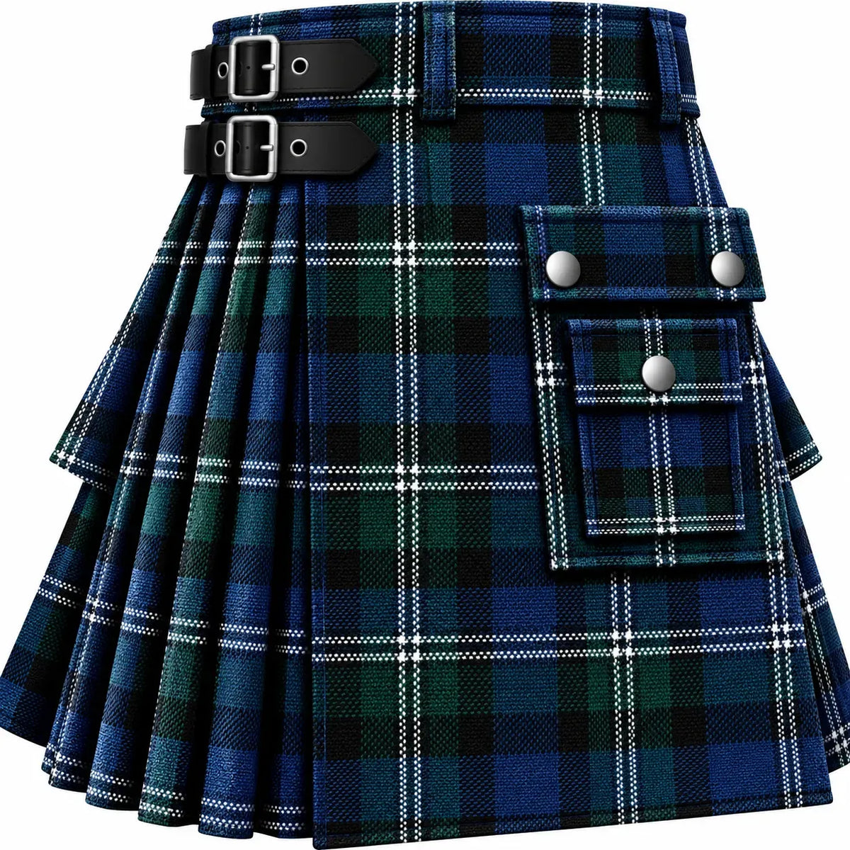 Douglas Modern Tartan Kilt in traditional Scottish Highland style