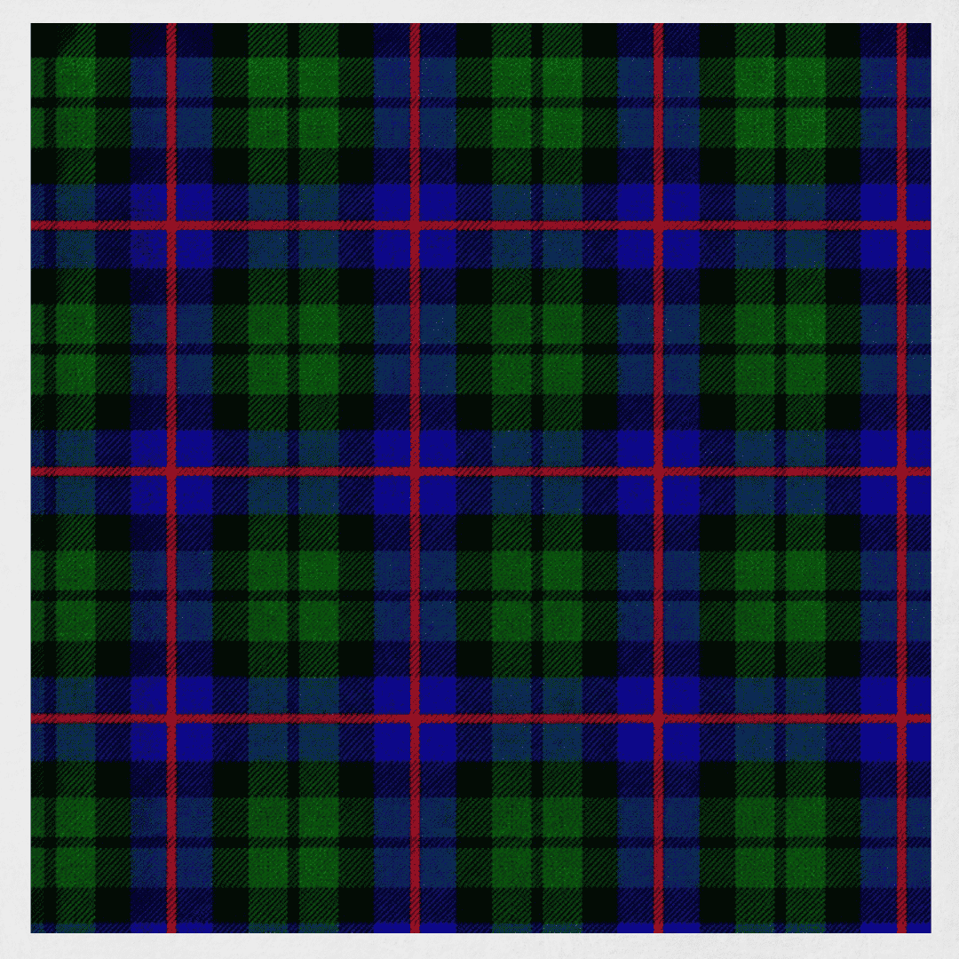 Durham Tartan Kilt featuring authentic tartan pattern with traditional pleated Highland craftsmanship