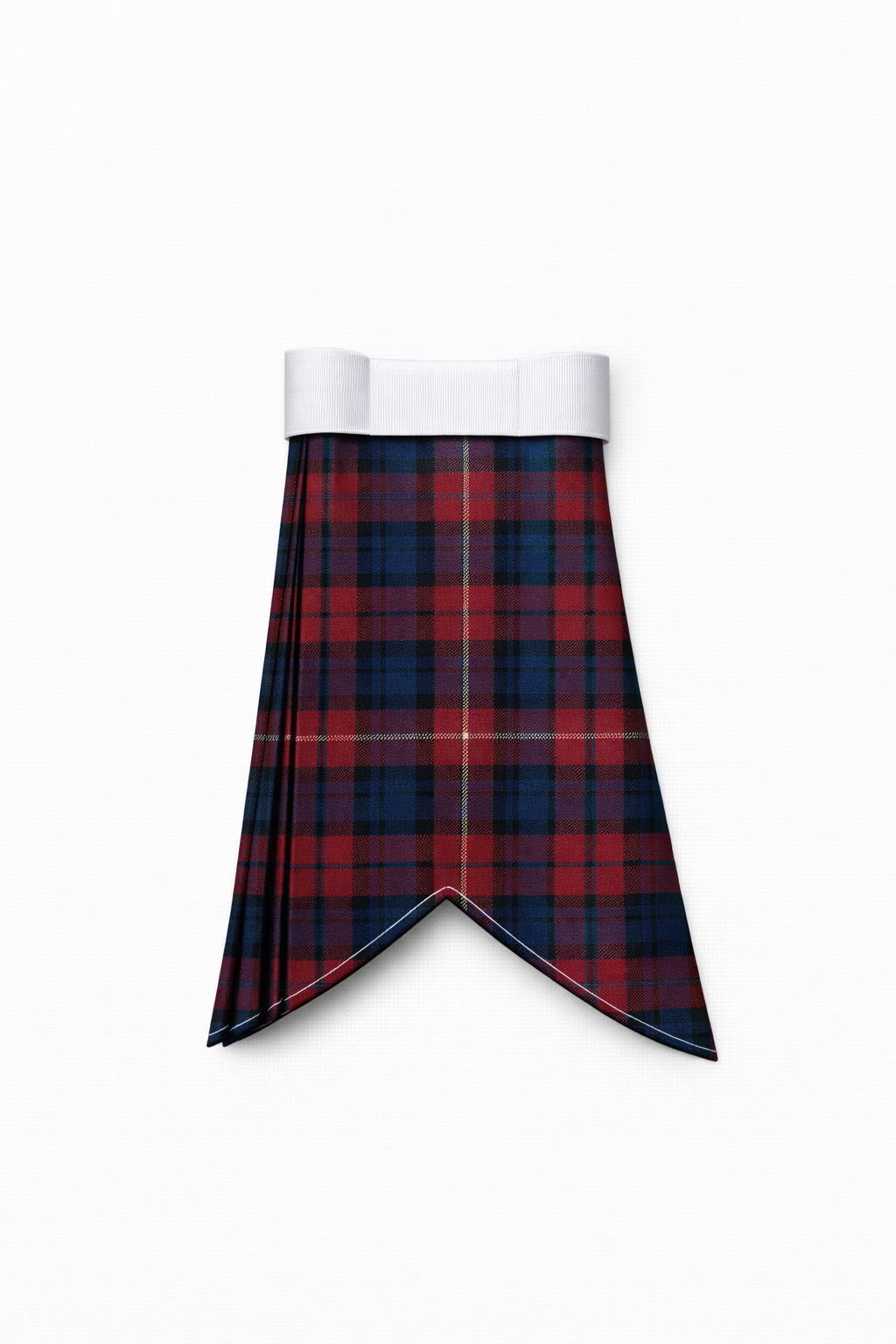 Evans tartan flashes worn with traditional Scottish kilt hose for Highland dress