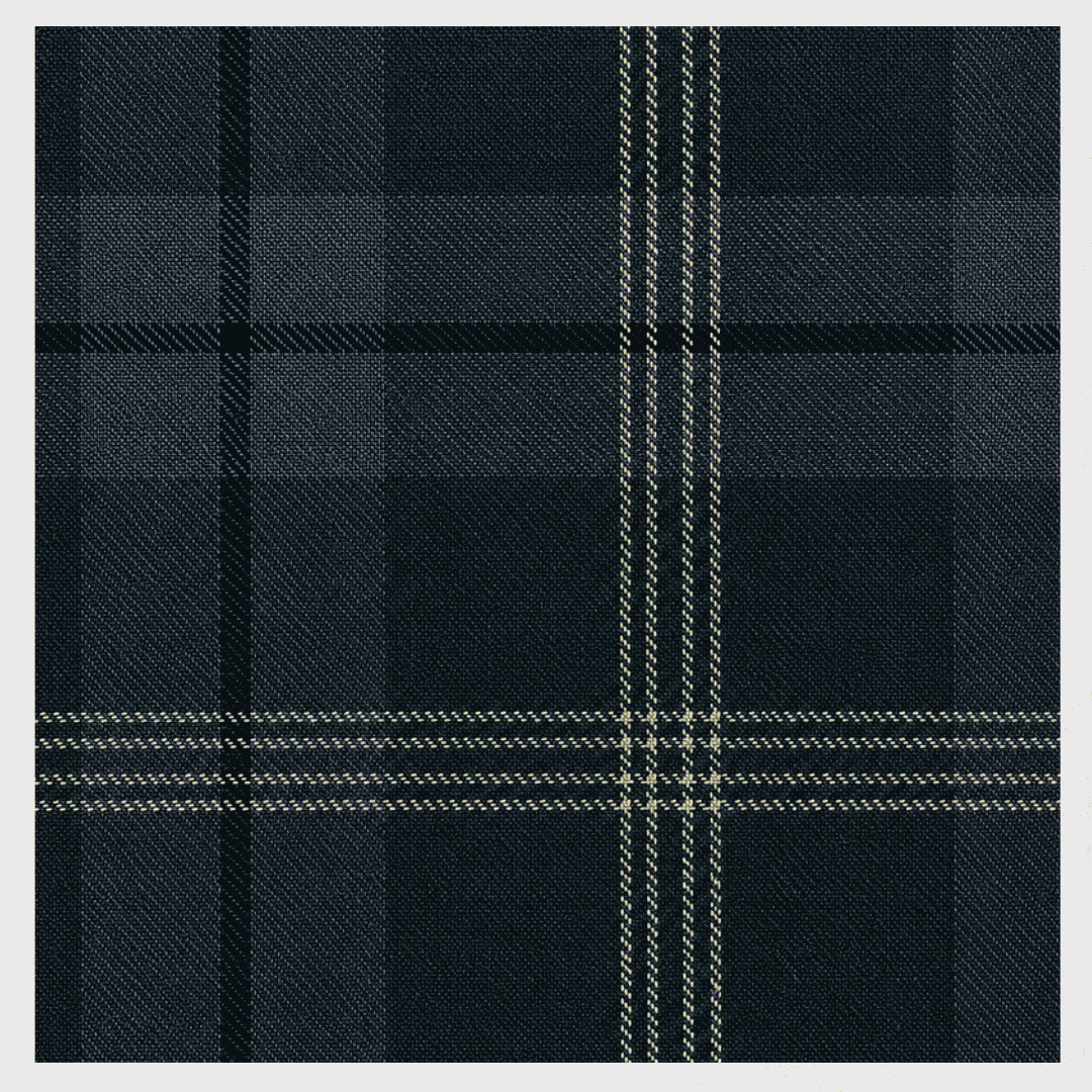 Family Tartan Kilt featuring traditional tartan pattern with classic pleated Highland design