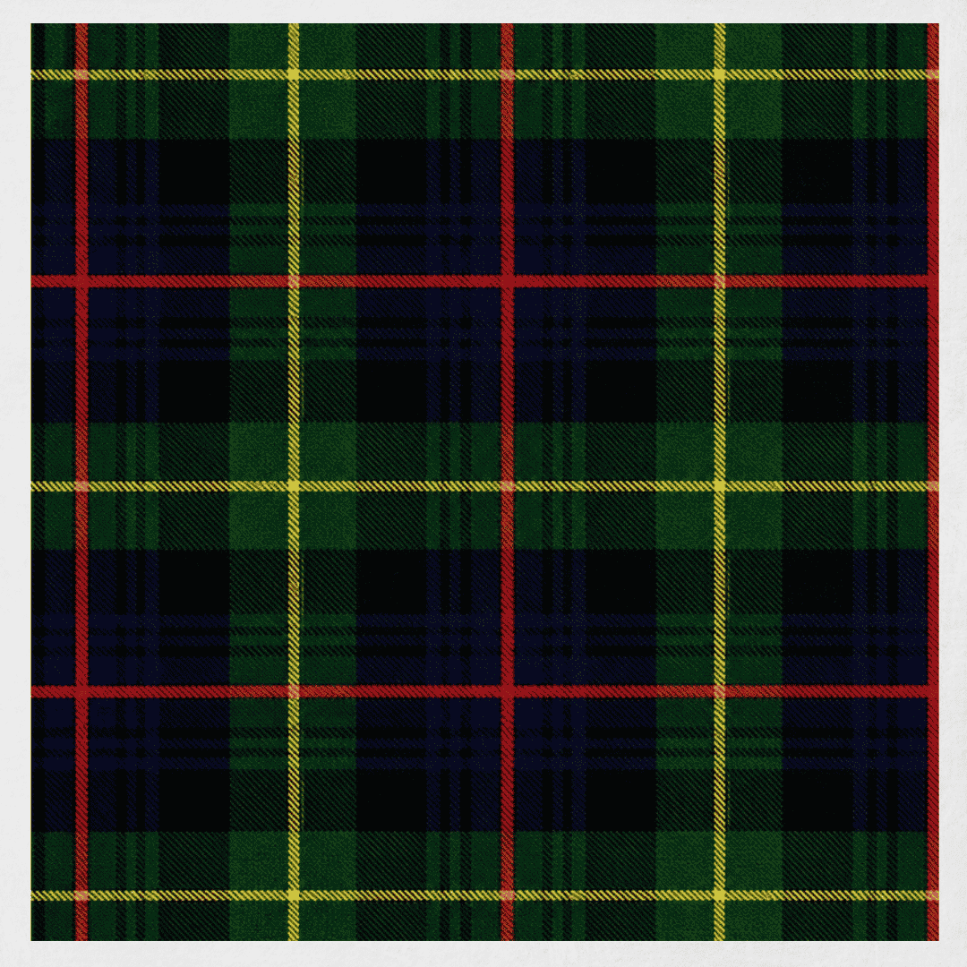 Farquharson Tartan Kilt featuring authentic Scottish clan tartan with traditional pleated Highland design