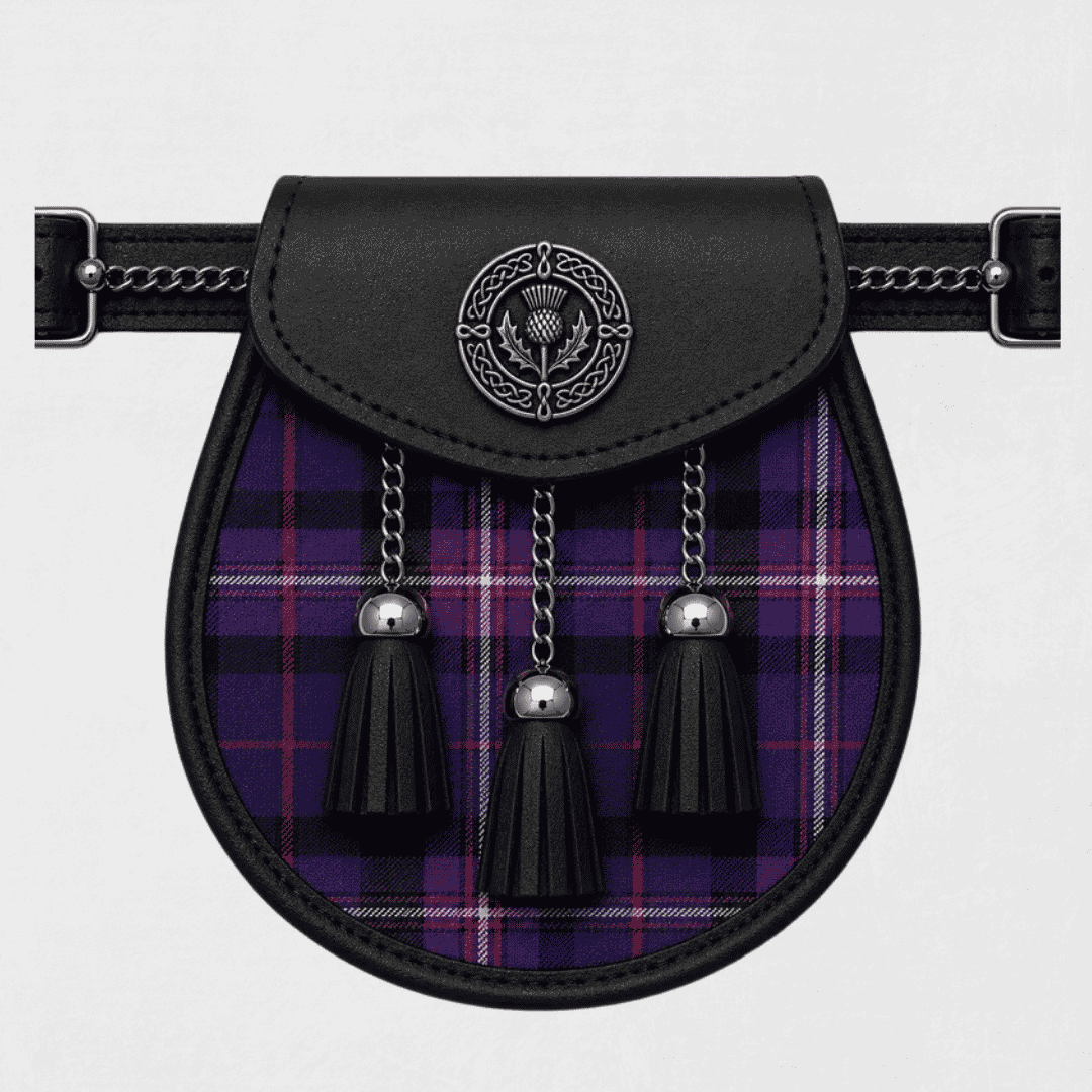 Freemasons Universal tartan sporran for Scottish Highland wear with traditional design and premium craftsmanship