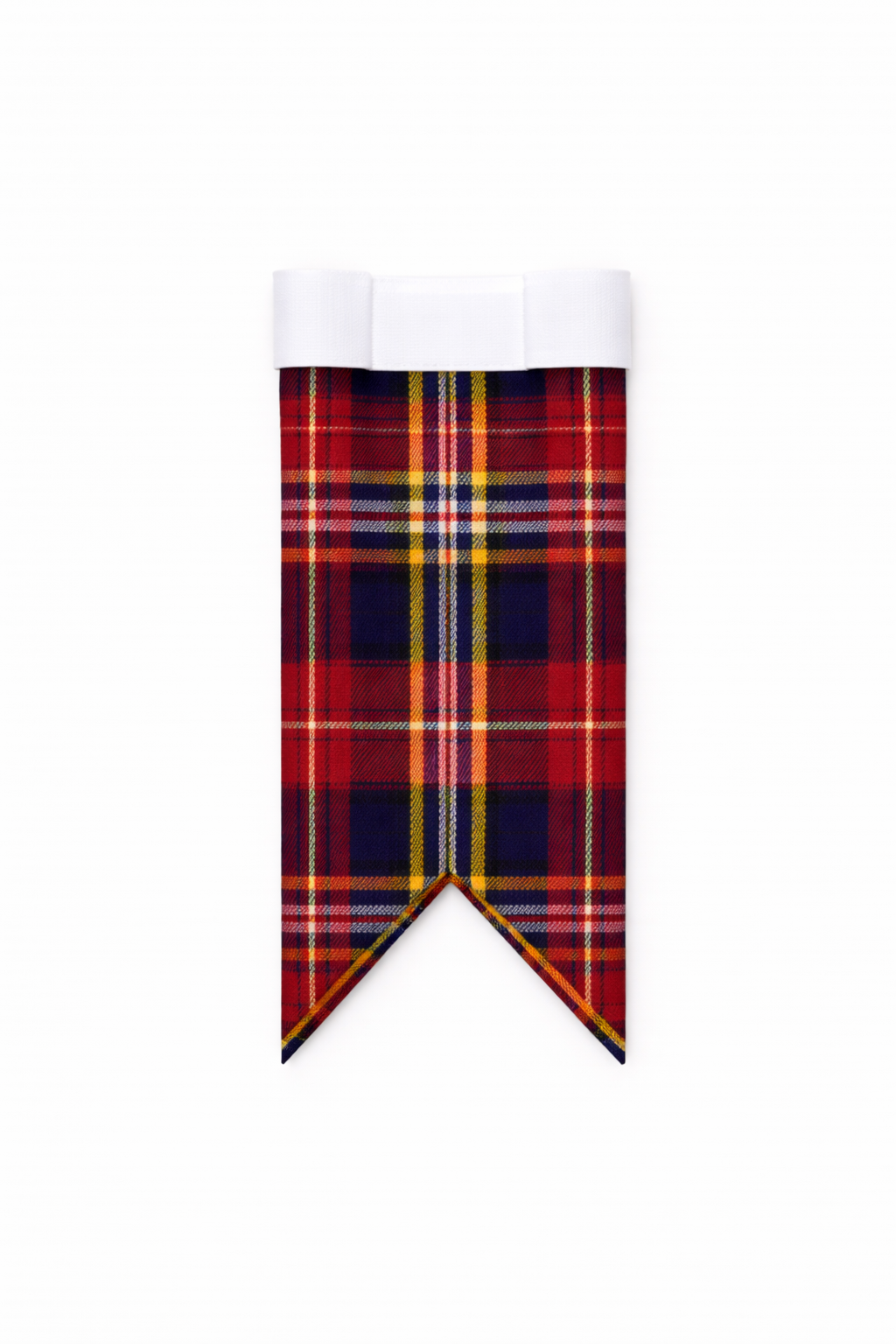 Gibbs Gibson tartan flashes worn with traditional Scottish kilt hose for Highland dress