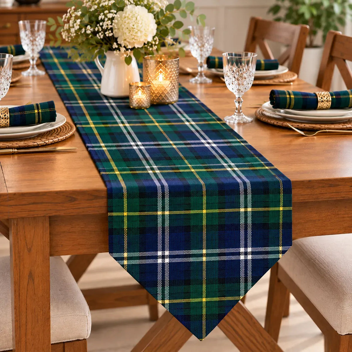 Gordon Tartan Table Runner