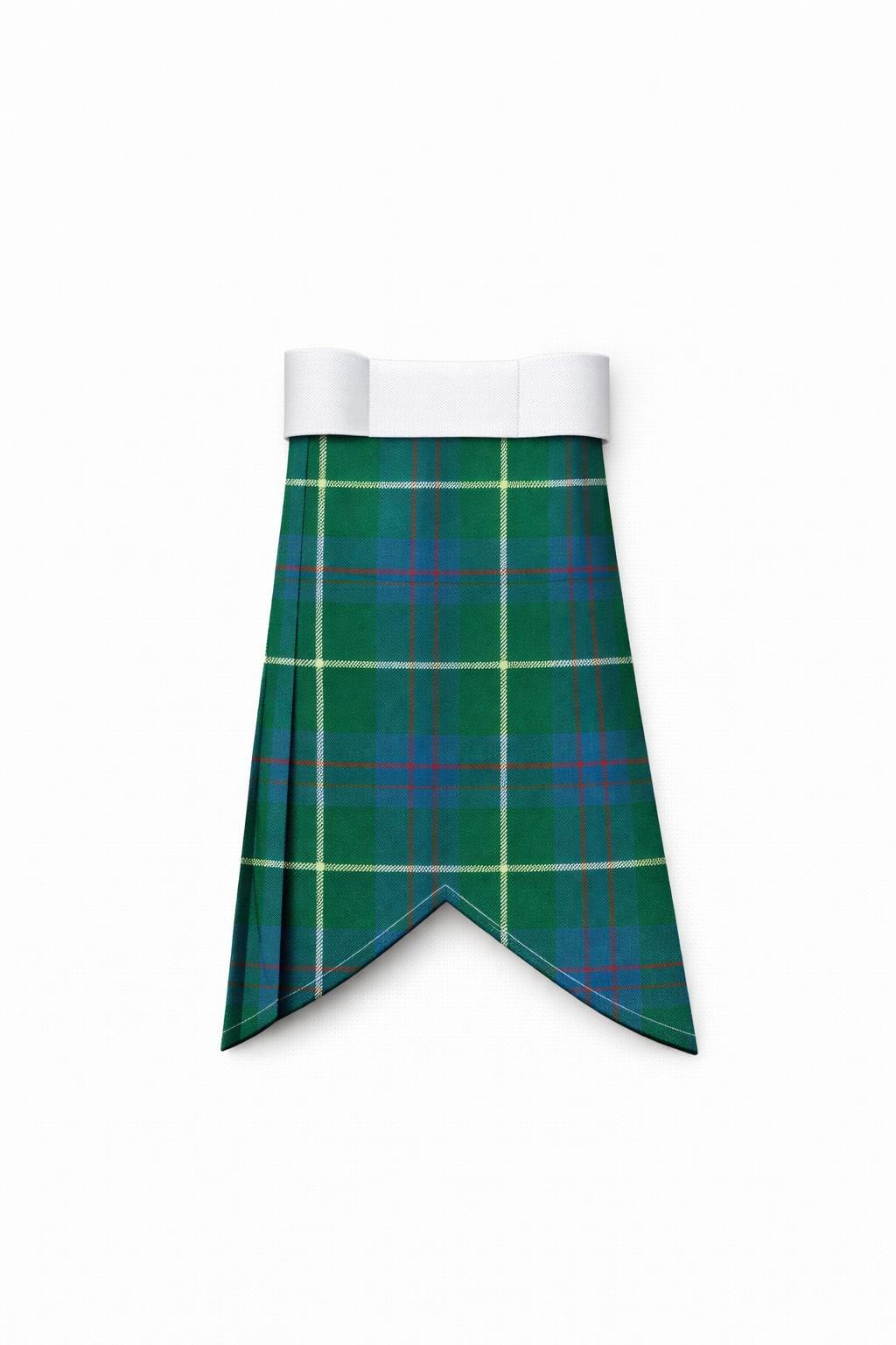 Hand Made MacIntyre Hunting Ancient tartan flashes worn with traditional Scottish kilt hose for Highland dress