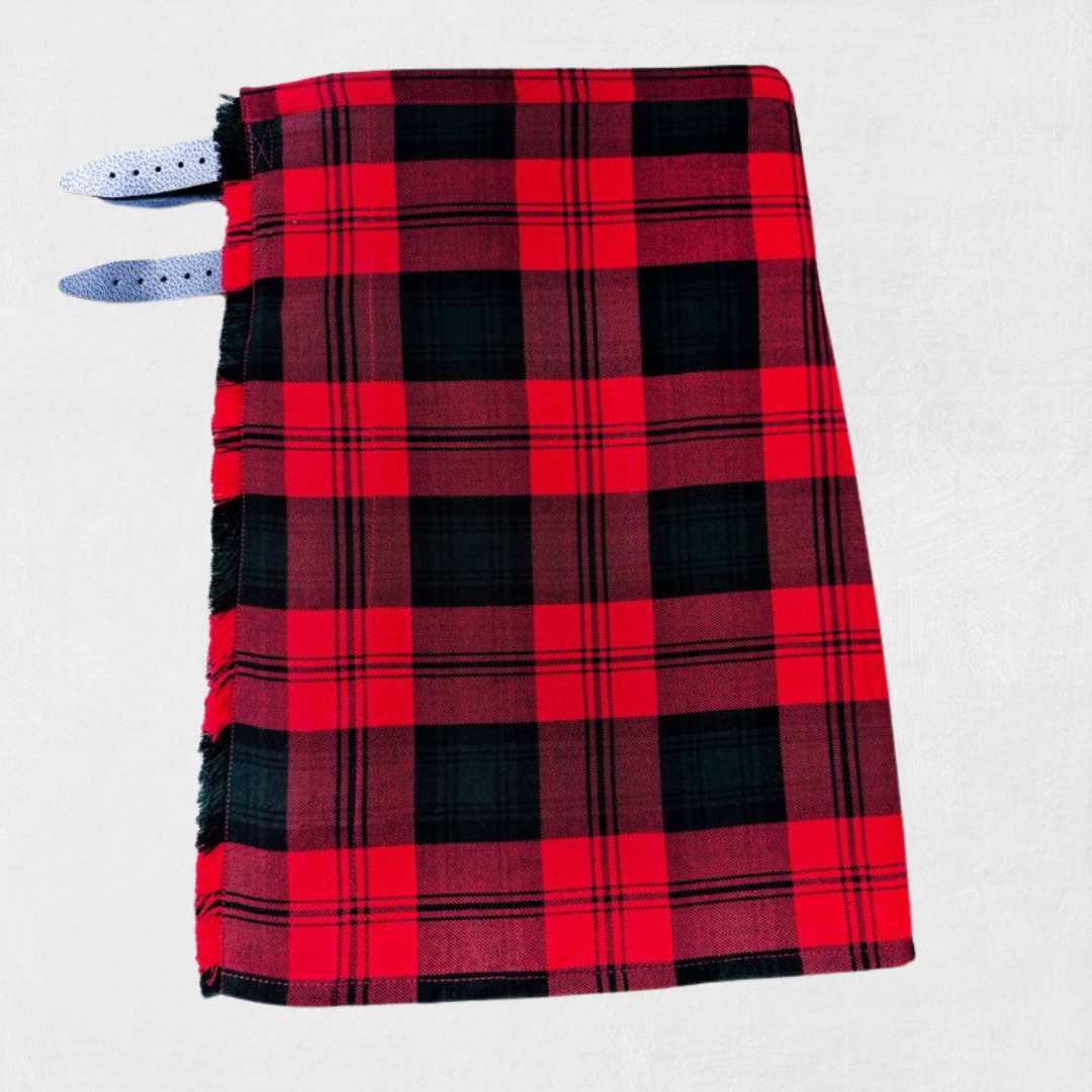 Kerr Modern Tartan Kilt in premium acrylic wool with adjustable straps
