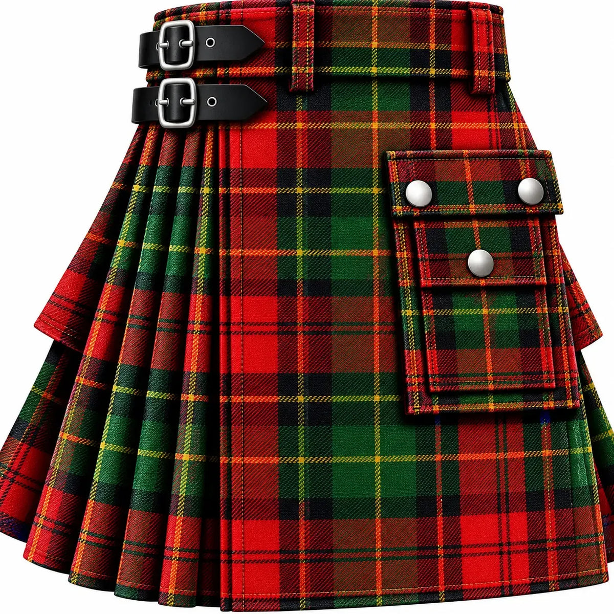 Kerr Ancient Tartan Kilt in traditional Scottish Highland style