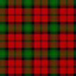 Kerr tartan displayed in formal Scottish Highland wear style with classic plaid pattern and clan-inspired heritage design