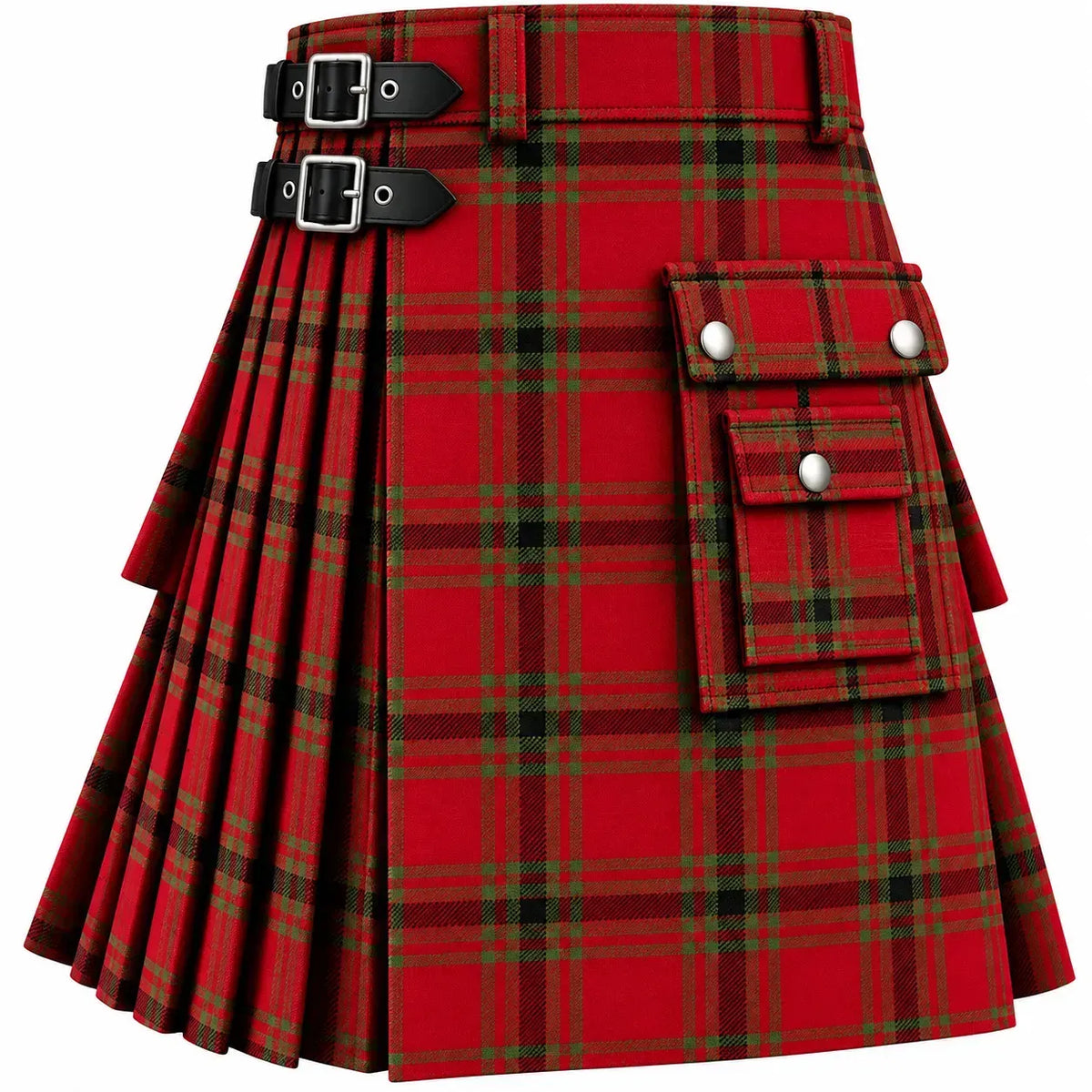 MacDonald of Belfinlay Tartan Kilt in traditional Scottish Highland style