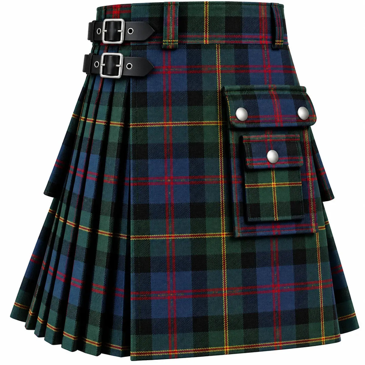MacDonald of Borrodale Historic Tartan Kilt in traditional Scottish Highland style
