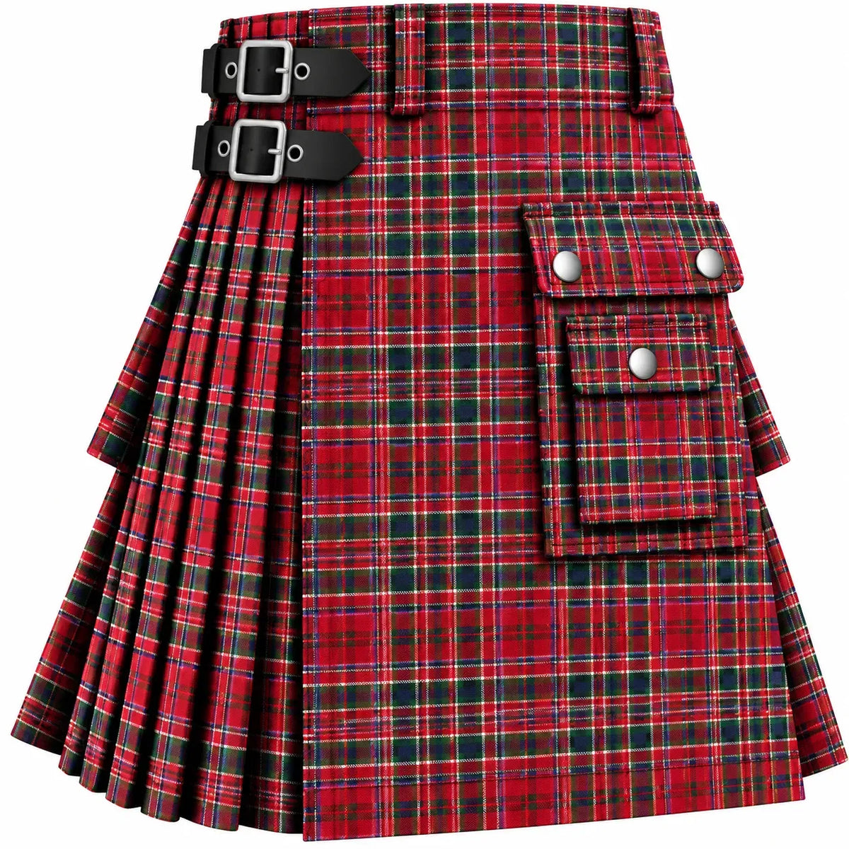 MacDonald of Lochmaddy Tartan Kilt in traditional Scottish Highland style