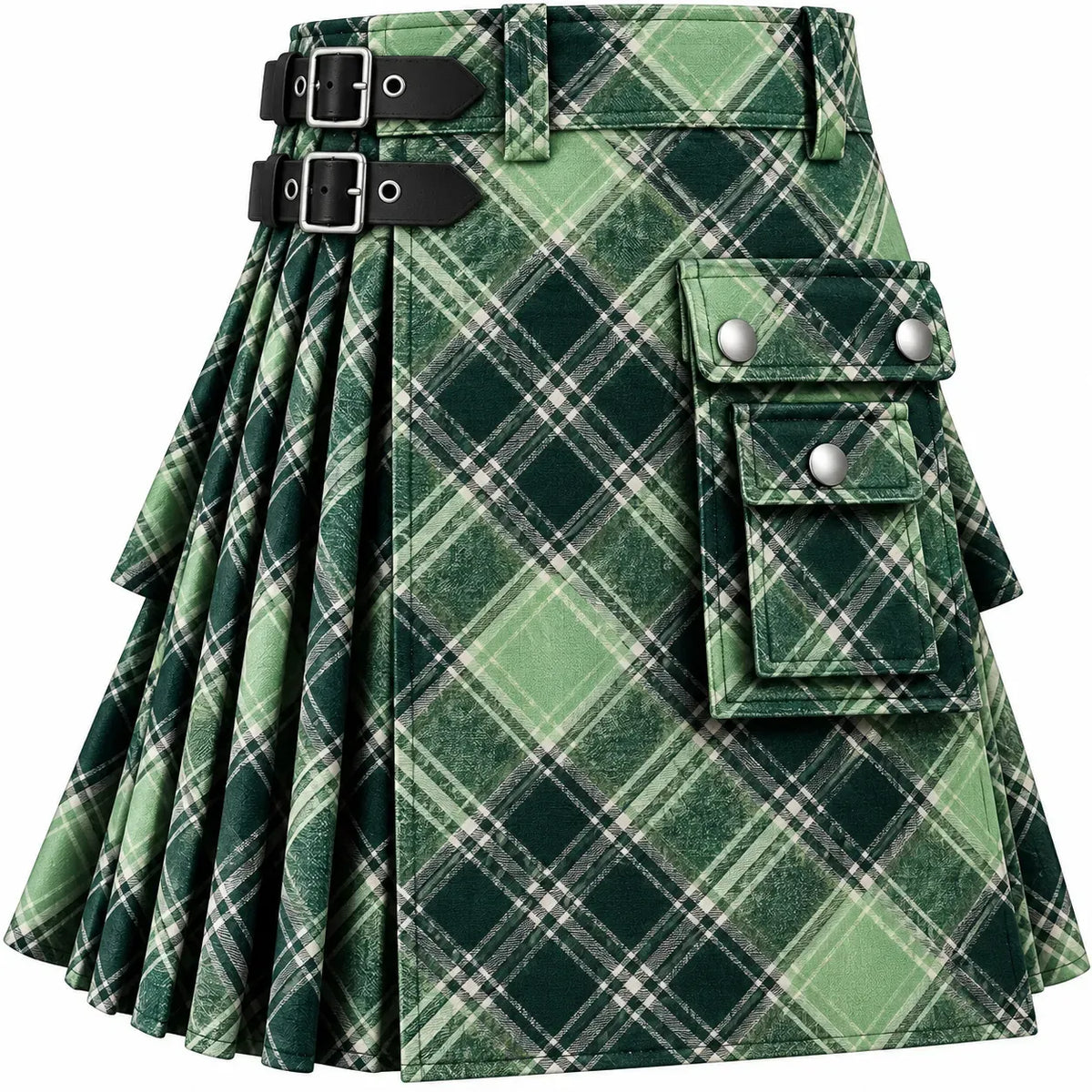 MacDonald of The Isles Hunting Tartan Kilt in traditional Scottish Highland style