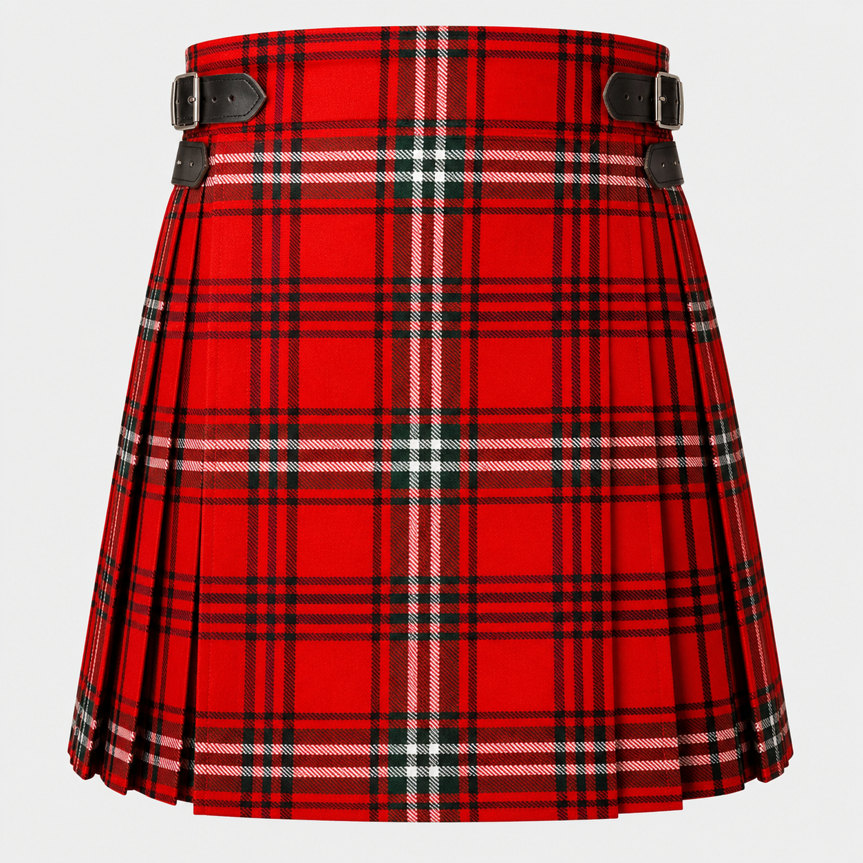 MacGillivray Tartan Kilt featuring authentic Scottish clan tartan with traditional pleated Highland design