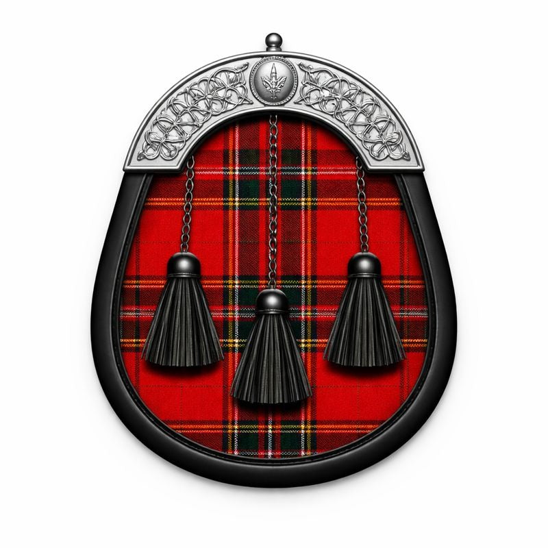 MacGregor tartan sporran with traditional Scottish design and premium finish
