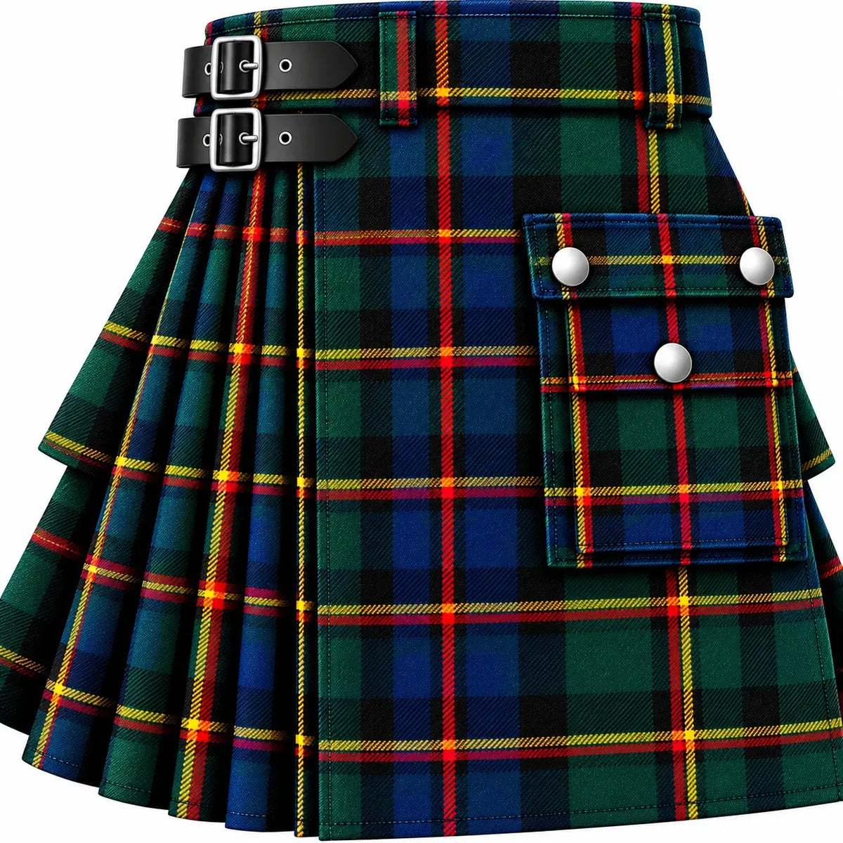 MacLeod of Harris Modern Tartan Kilt in traditional Scottish Highland style