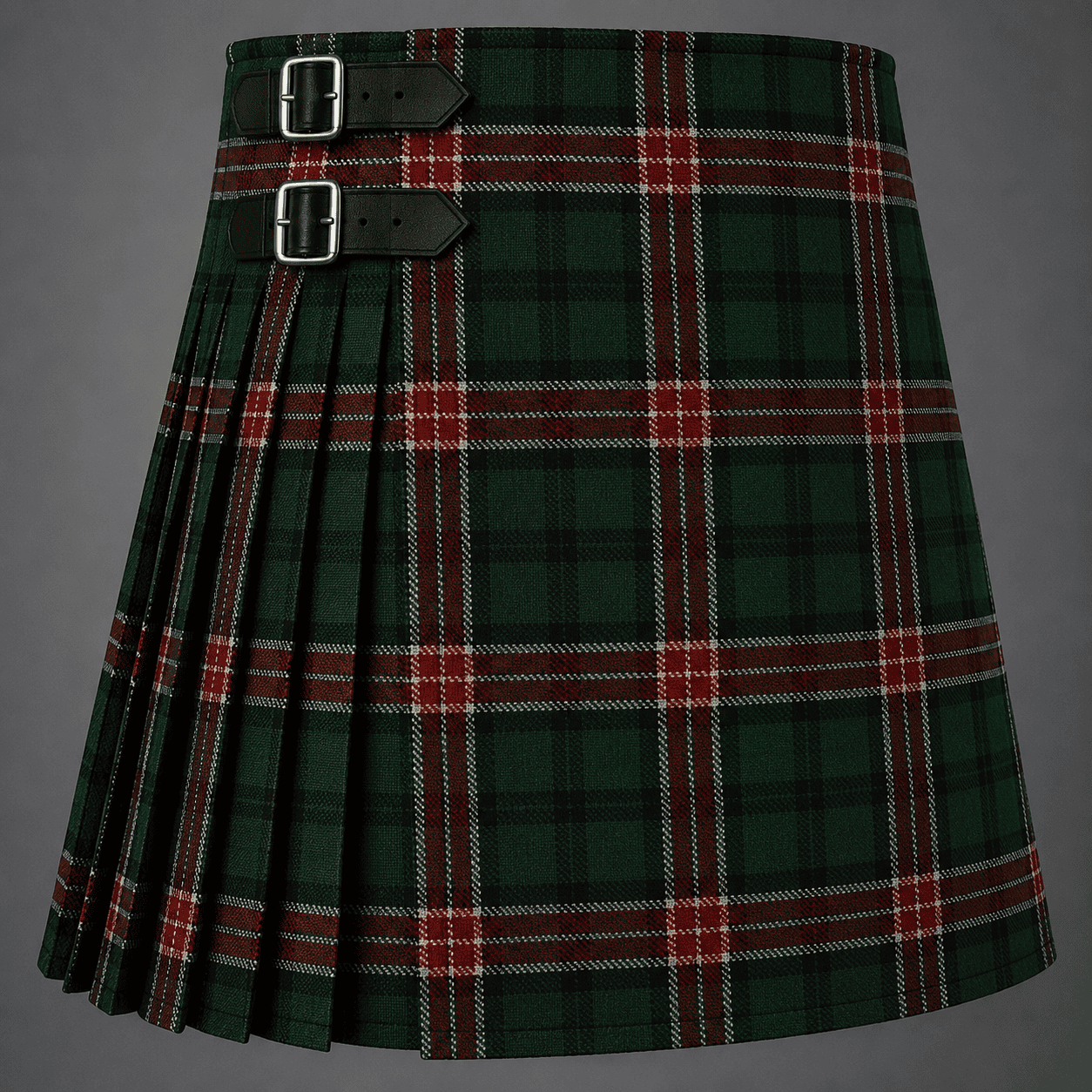 Mitchell Personal Tartan Kilt featuring authentic Scottish tartan with traditional pleated Highland design
