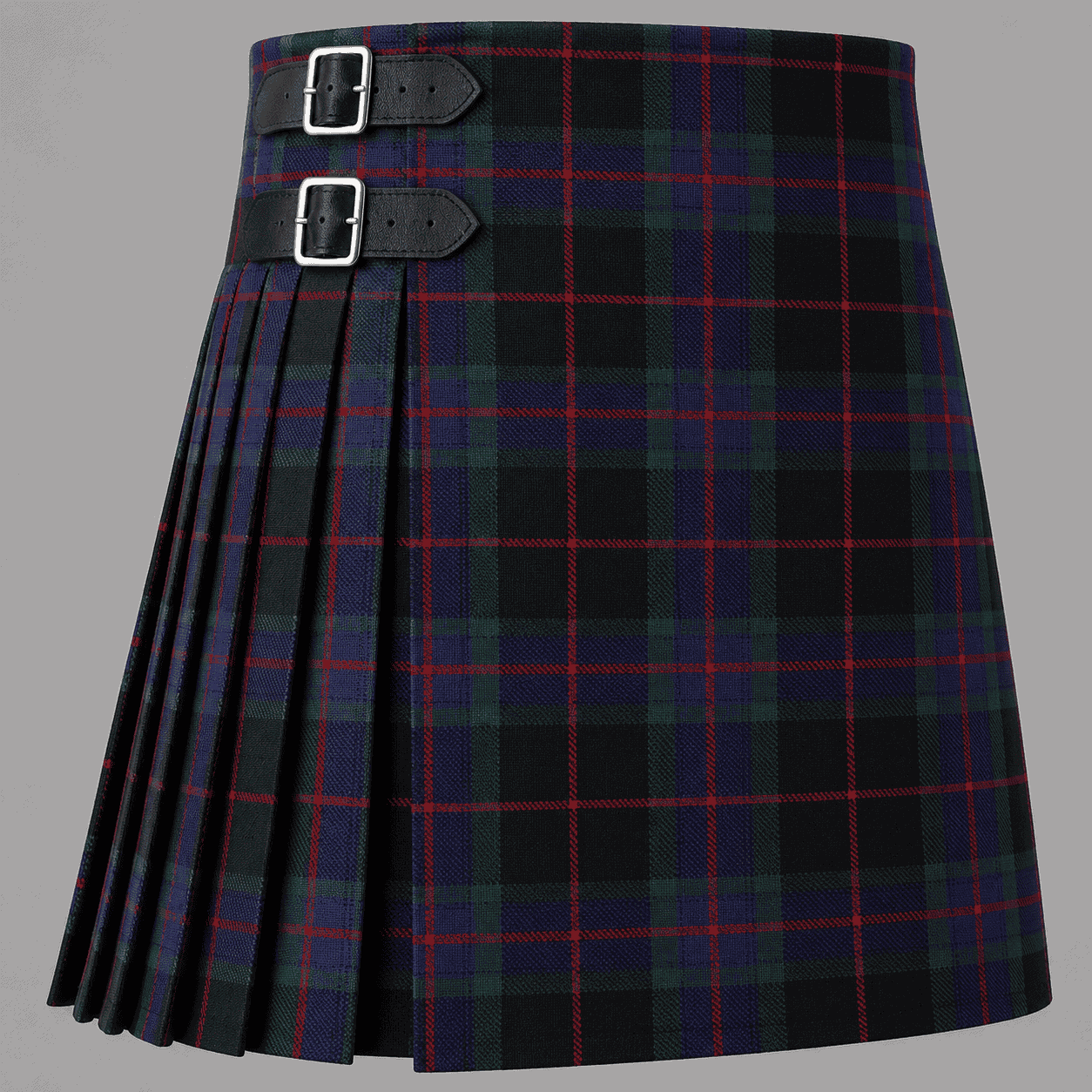 Nairn Tartan Kilt featuring authentic Scottish tartan with traditional pleated Highland design