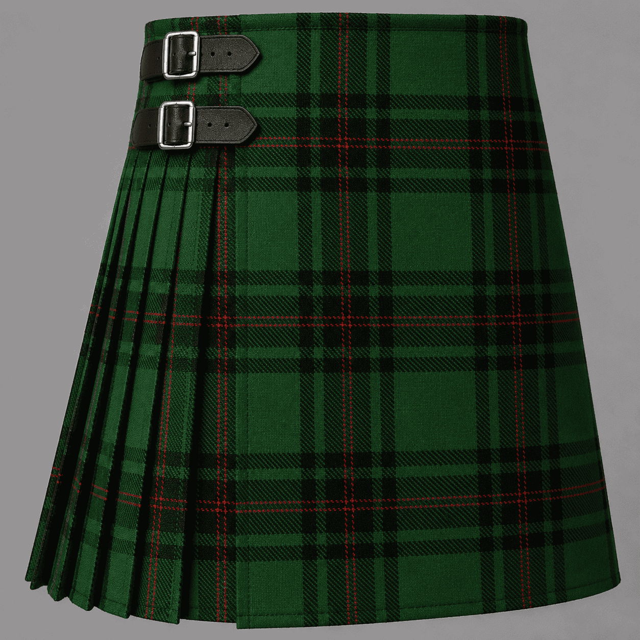 Primrose Tartan Kilt featuring authentic Scottish tartan with traditional pleated Highland design