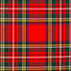 Royal Stewart Tartan in iconic red Scottish heritage pattern for formal wear
