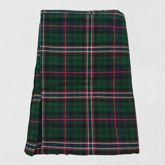 Scottish National Tartan Kilt with navy, green, and red check design