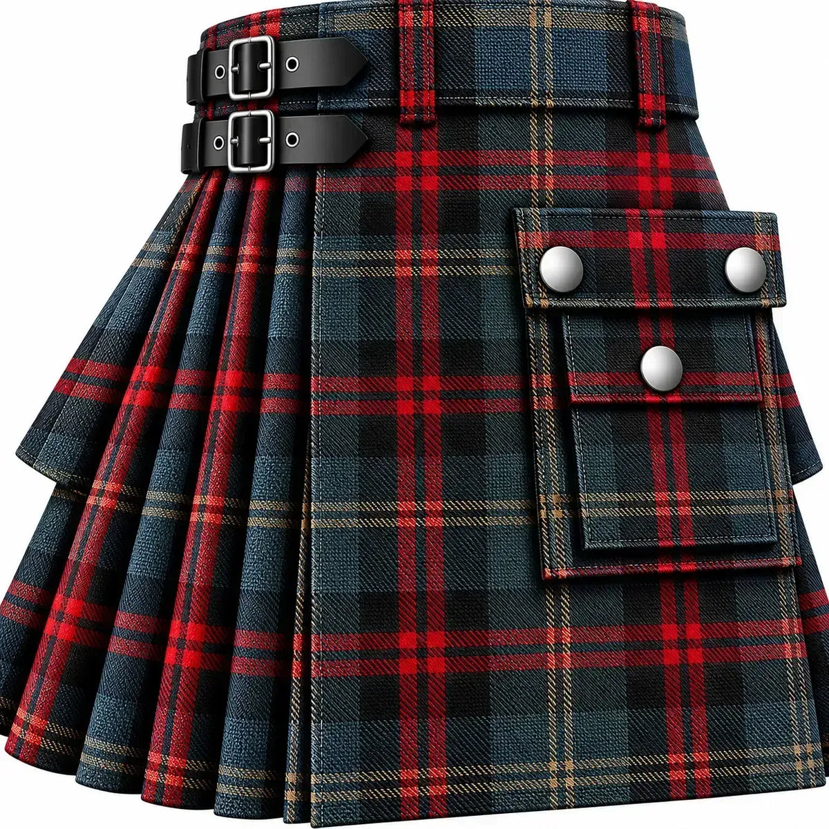 Sinclair Hunting Weathered Tartan Kilt in traditional Scottish Highland style