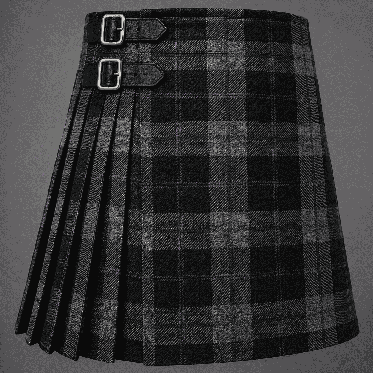 Smith Fehsenfeld Family Personal Tartan Kilt featuring authentic Scottish tartan with traditional pleated Highland design