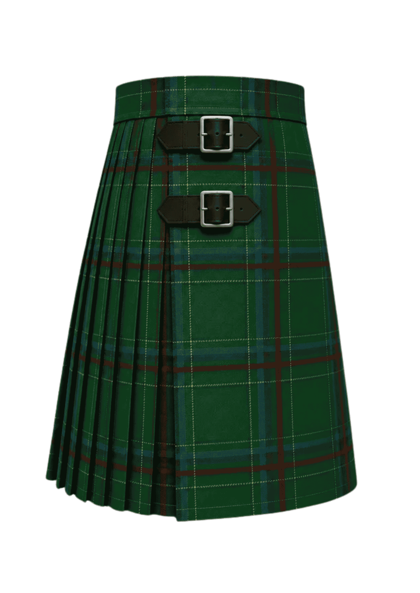 US Seabees Tartan Kilt featuring military-inspired tartan with traditional pleated Highland design
