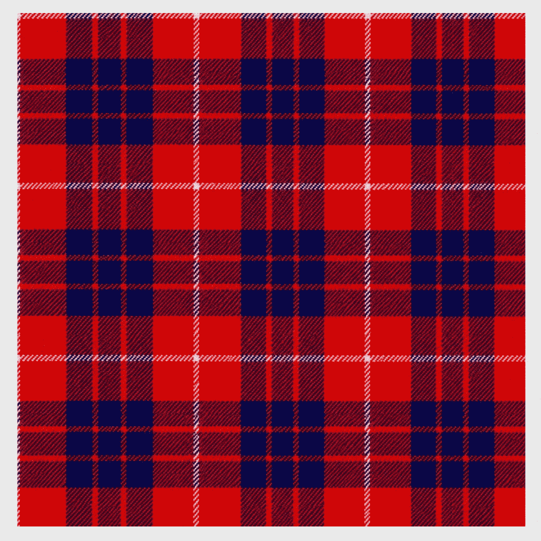 William Hamilton tartan in classic Scottish clan heritage pattern for formal wear
