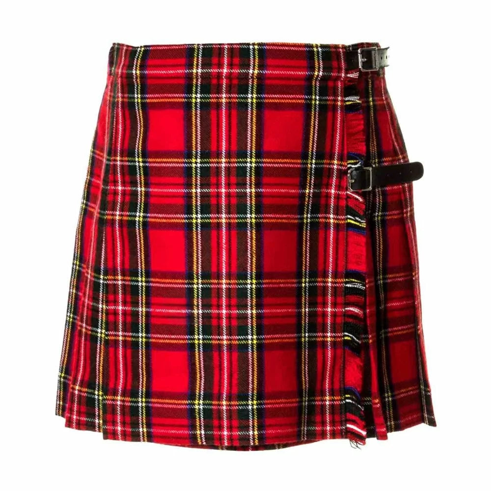 Women Royal Stewart Tartan Kilt – Elegant Hand Made Scottish Wear