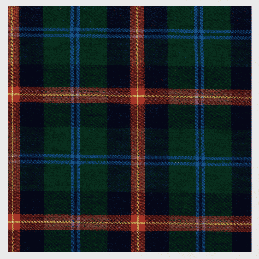 Young Modern tartan in contemporary Scottish heritage pattern for formal event wear