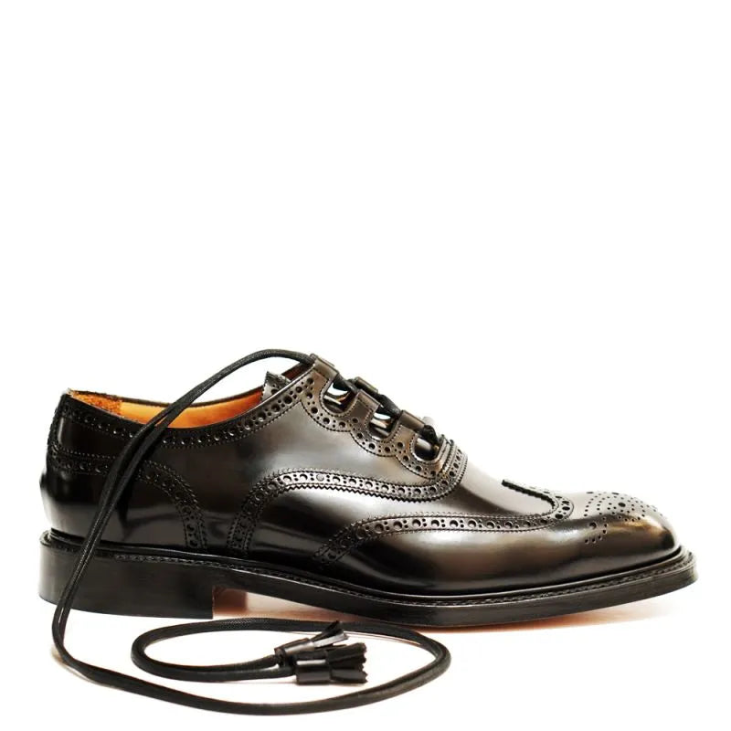 Ghillie Brogues Tuscan Brown Leather – Heritage Day Shoes