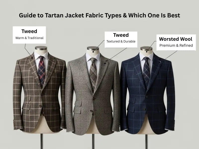 Guide to Tartan Jacket Fabric Types & Which One Is Best