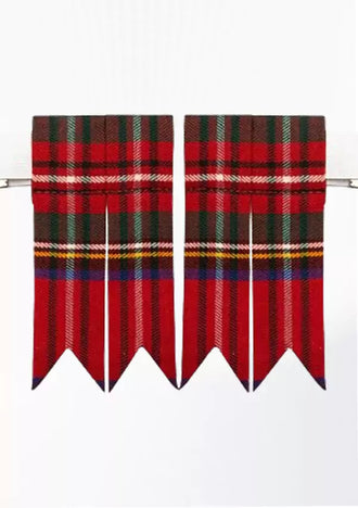 Royal Stewart Tartan Kilt Flashes – 8-Yard Traditional Fit - KiltsStore