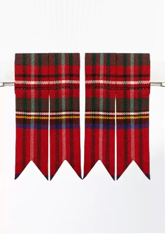 Royal Stewart Tartan Kilt Flashes – 8-Yard Traditional Fit - KiltsStore